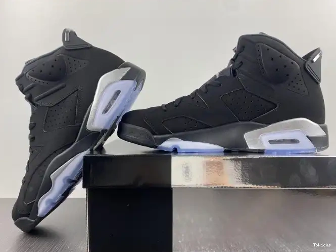 Rep TBK DX2836-001 Metallic Jordan Air 6 Silver 0509
